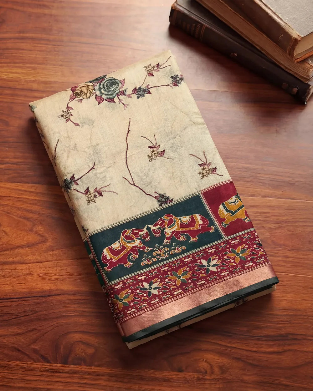SC5868(1) - DOLA SILK SAREE WITH DIGITAL PRINT