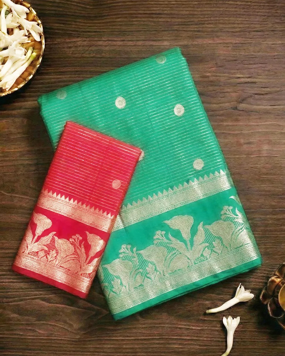 SC6920 - SEMI RAW SILK SAREE