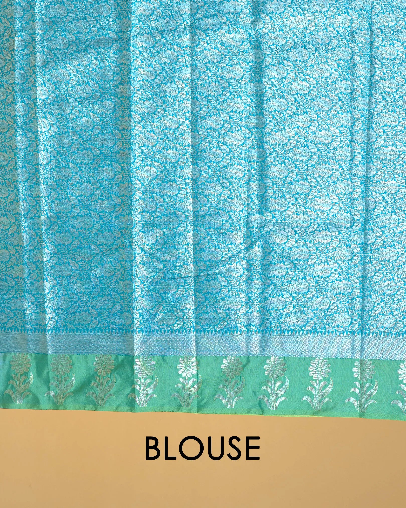 Silver Tissue Saree with Shimmer Finish