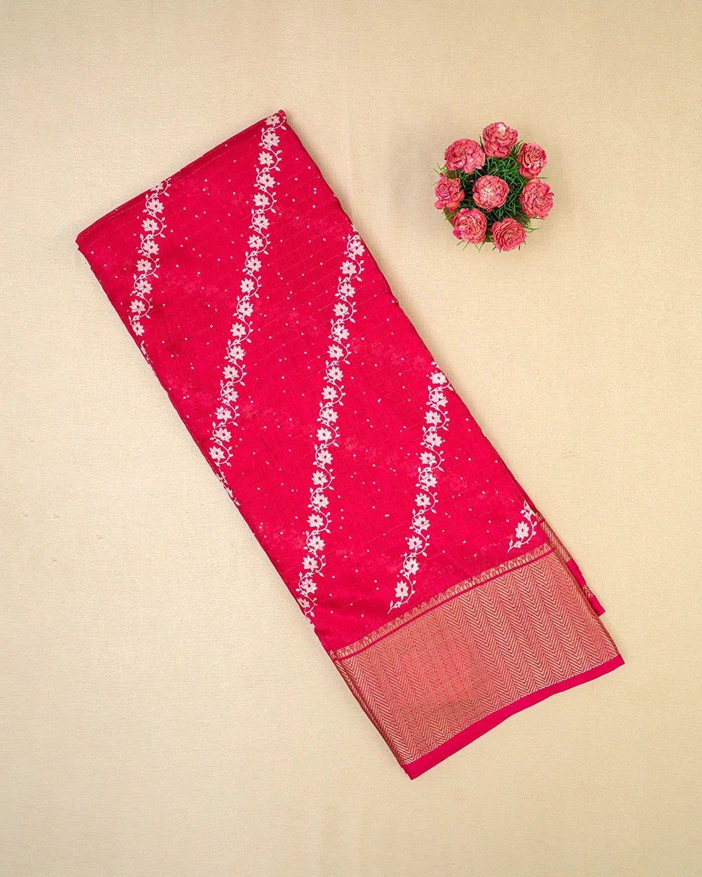 SC5859(2) - DOLA SAREE WITH SEQUENCE PRINT