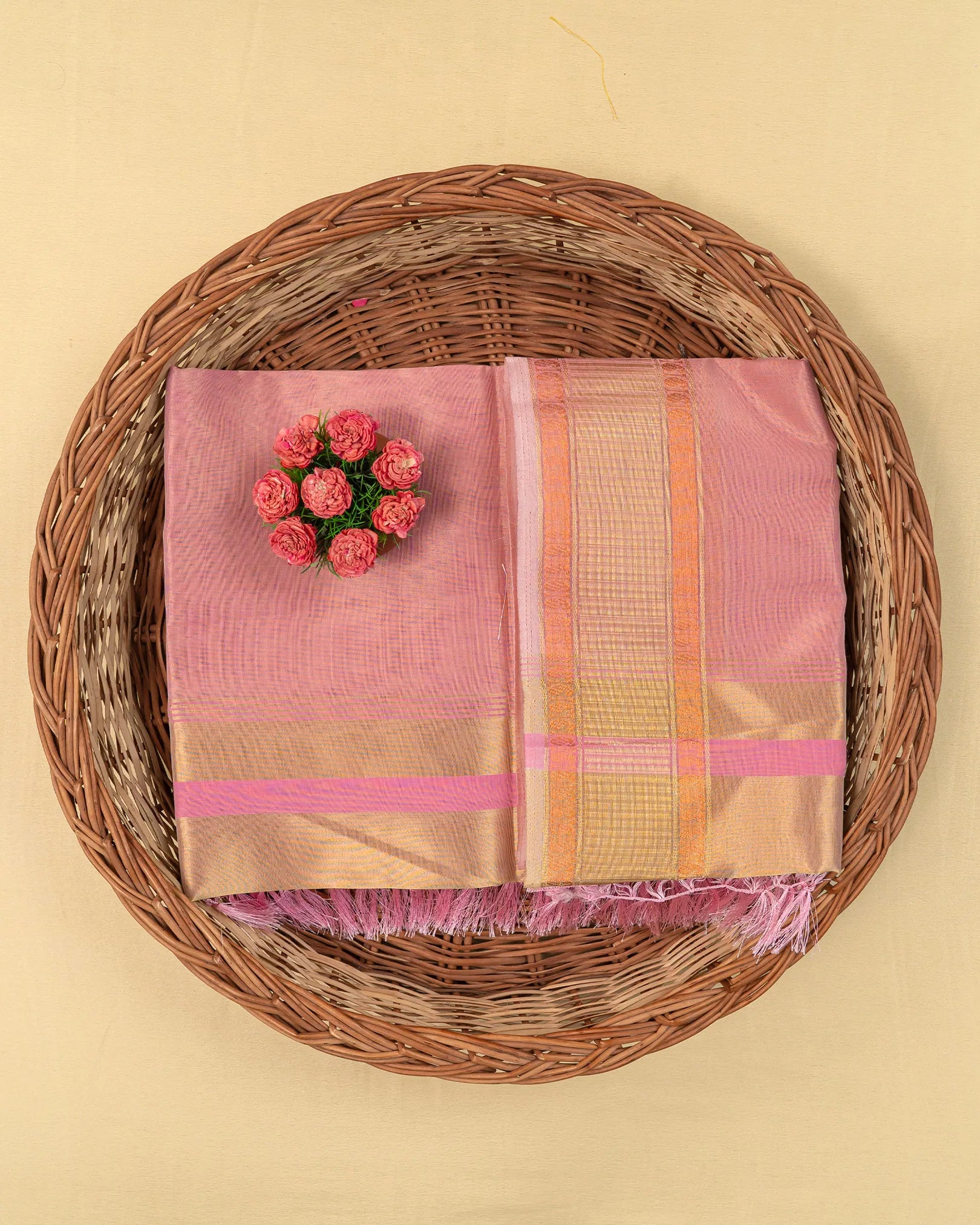 SC3024 - Plain Tissue Saree