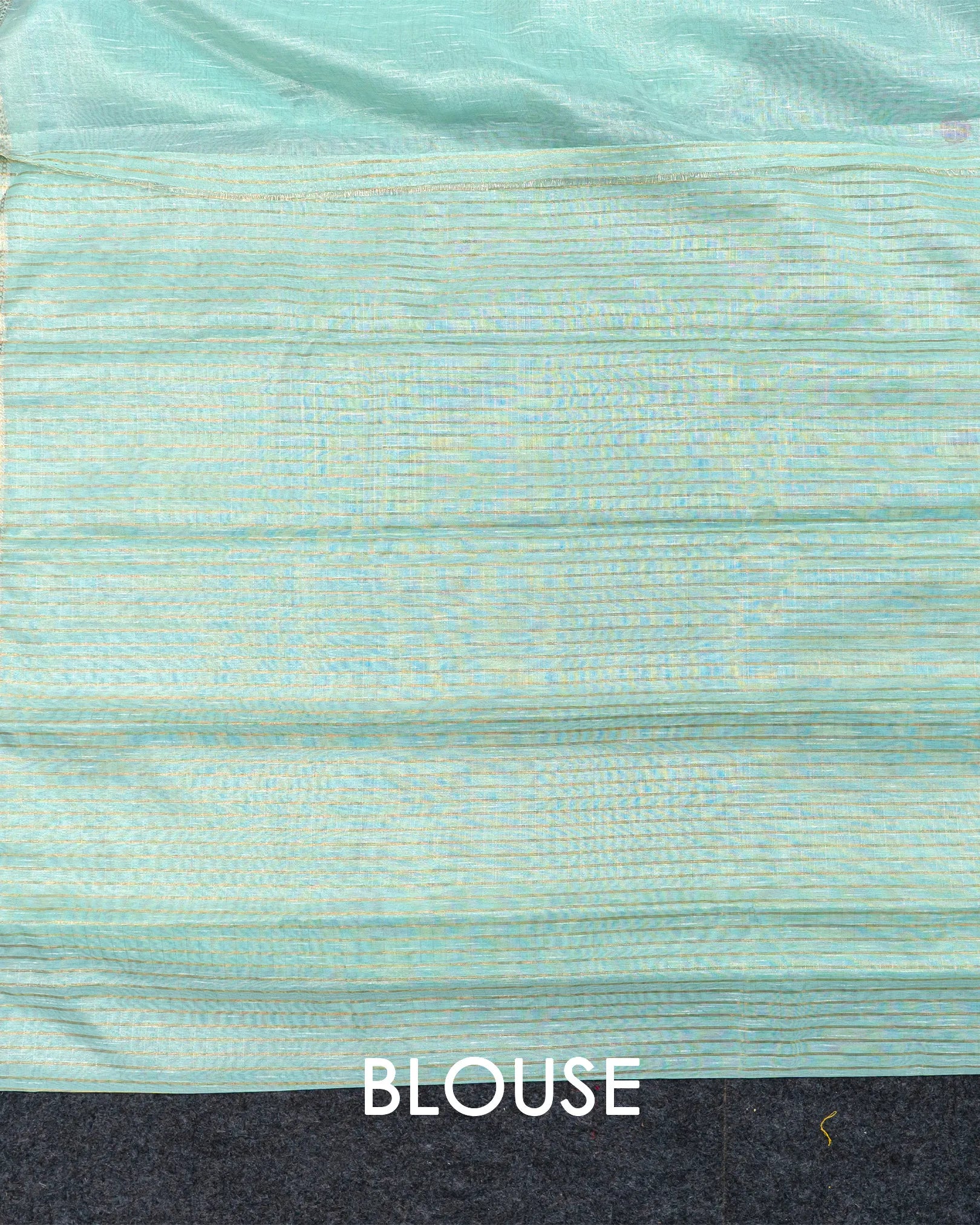 SC3412 - Linen Saree With Multi Stone