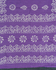SC1519 - Tussar Silk Saree With Bandhani Print