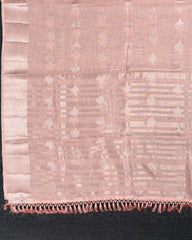 SC4362 - Linen Saree With Silver Butta