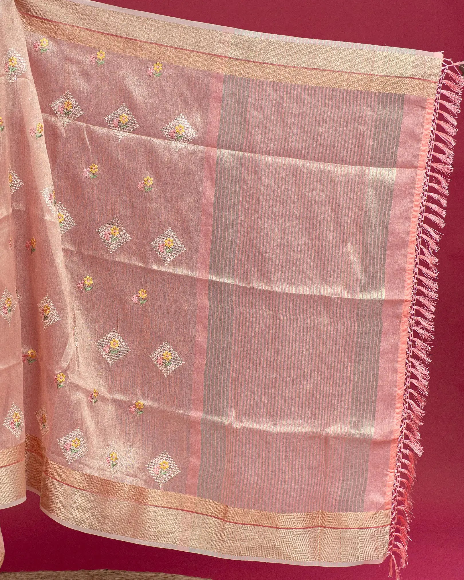 SC3118-Tissue Sequence Saree