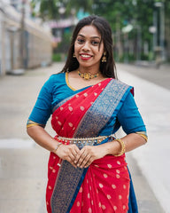 SC5288 - Satin Saree With Zari Butta