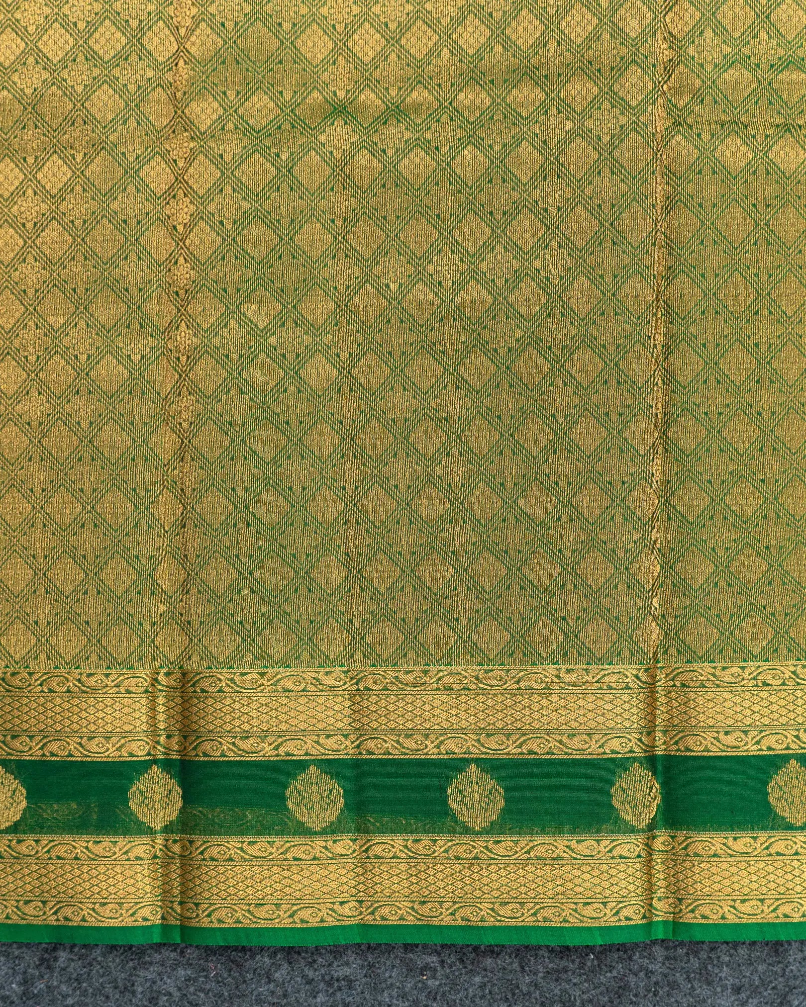 SC3639 -Sico cotton with gold butta and zari