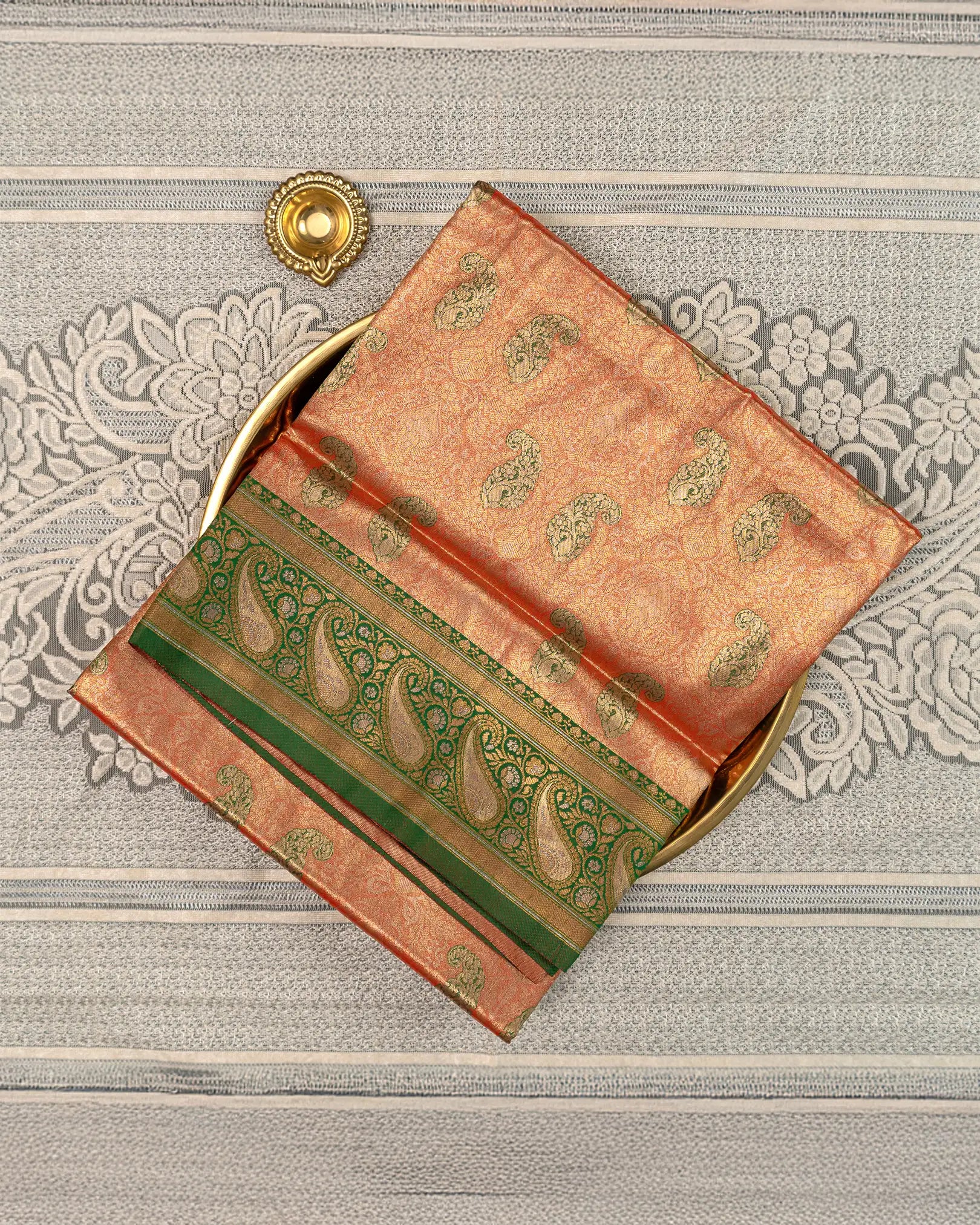 SC3133 - Dharmavaram Pattu With Elegant Body Meena