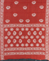 SC1519 - Tussar Silk Saree With Bandhani Print