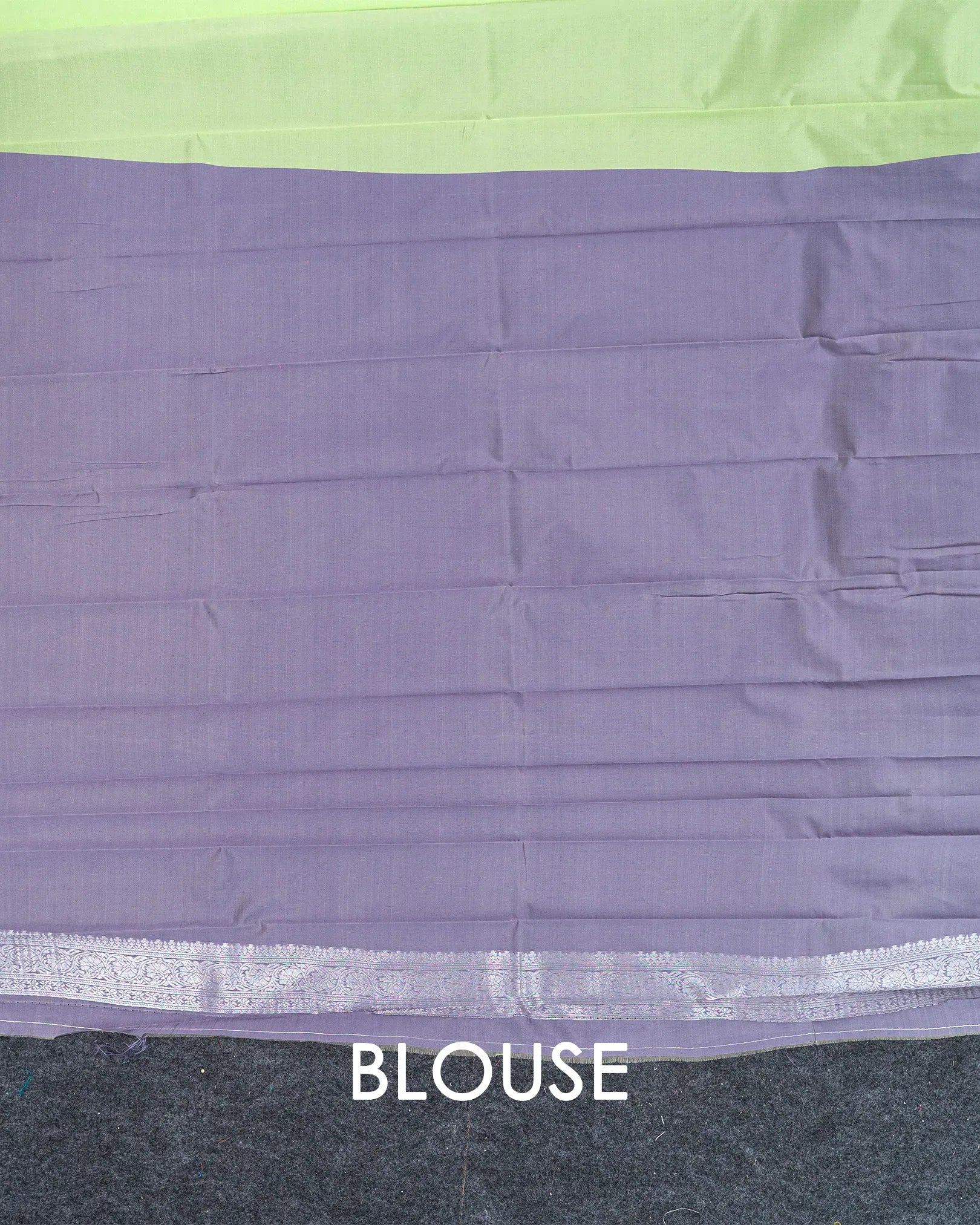 SC4038 - Litchi Silk With Embose And Zari Work