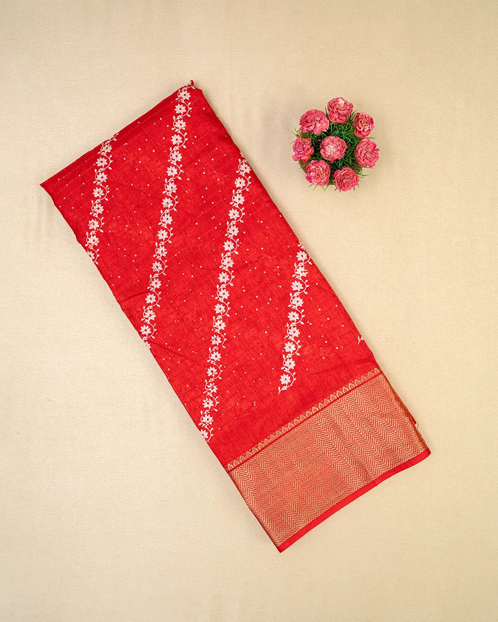 SC5859(2) - DOLA SAREE WITH SEQUENCE PRINT