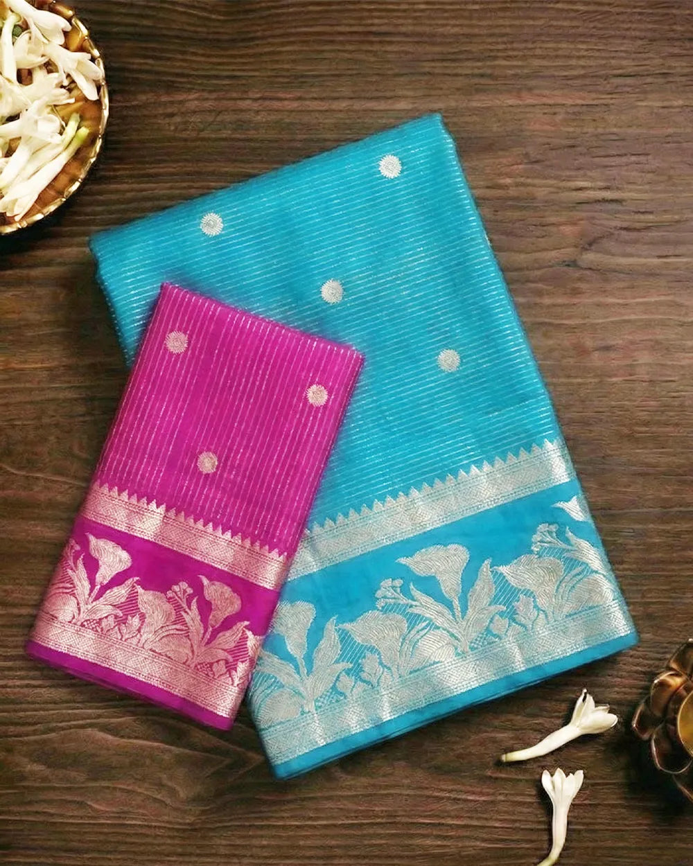 SC6920 - SEMI RAW SILK SAREE