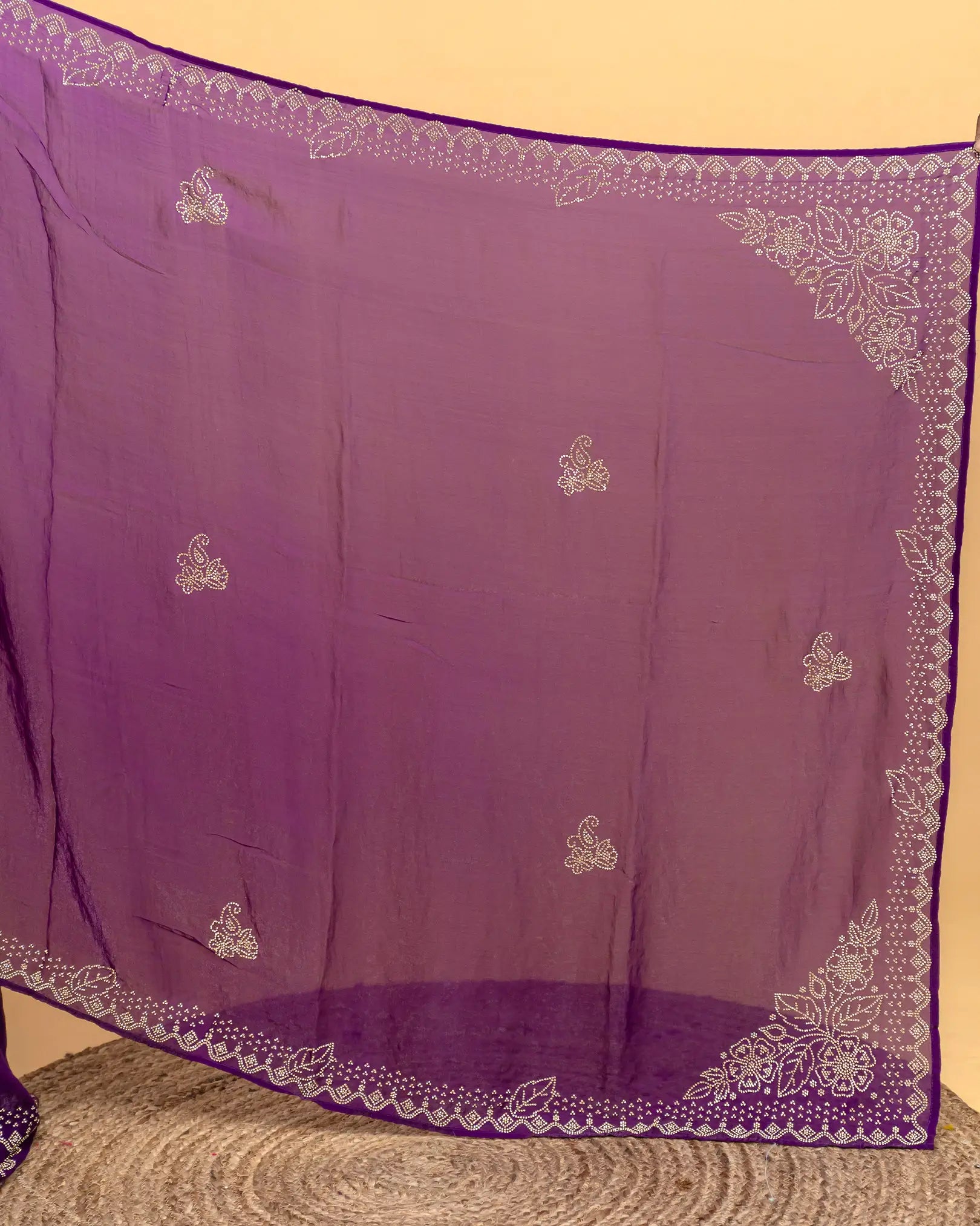 SC3869 - Fendy Satin With Premium Stone Work