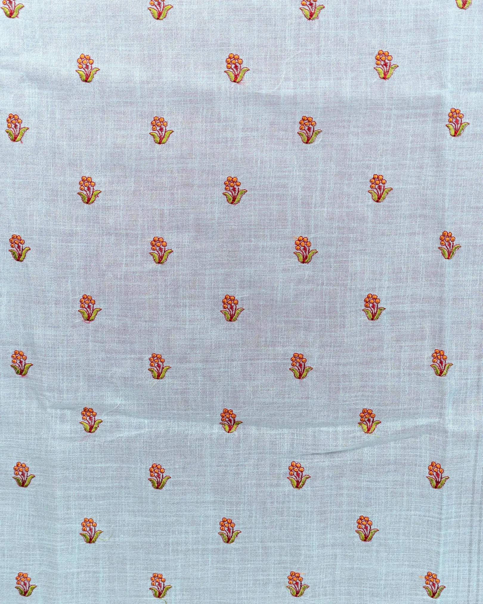 SC3084 - Linen Embroidery Meena Butta