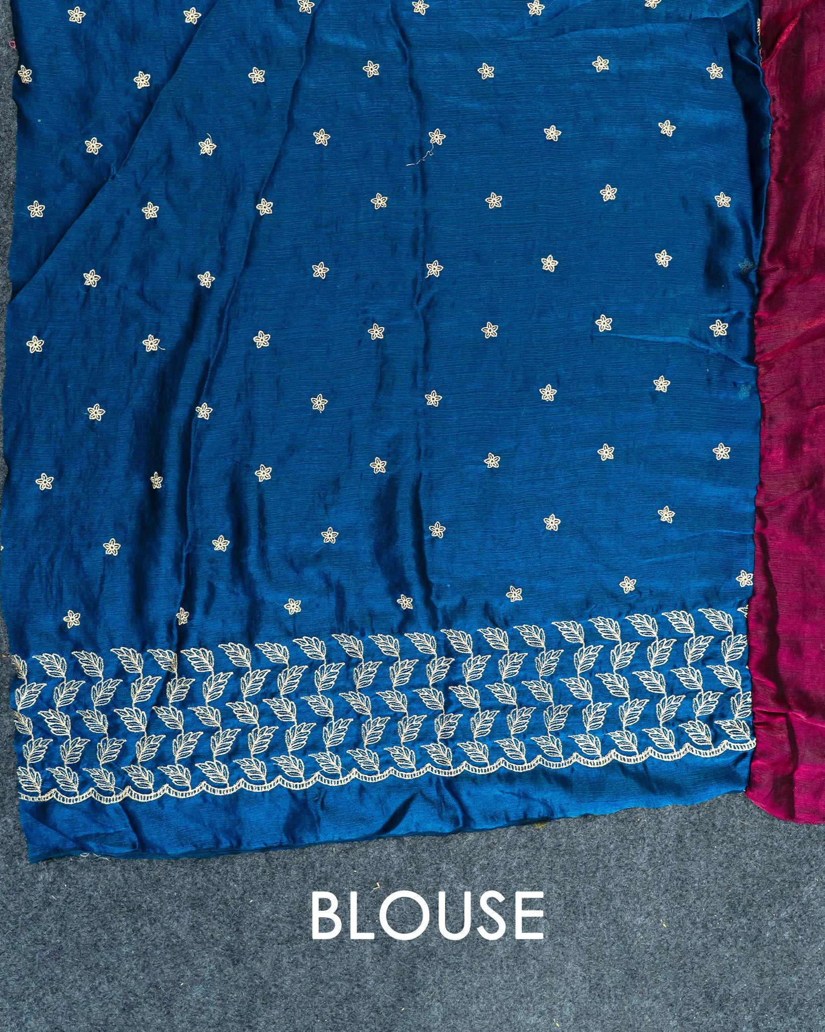 SC3772 - Fendy saree with embroidery work and stone all over body