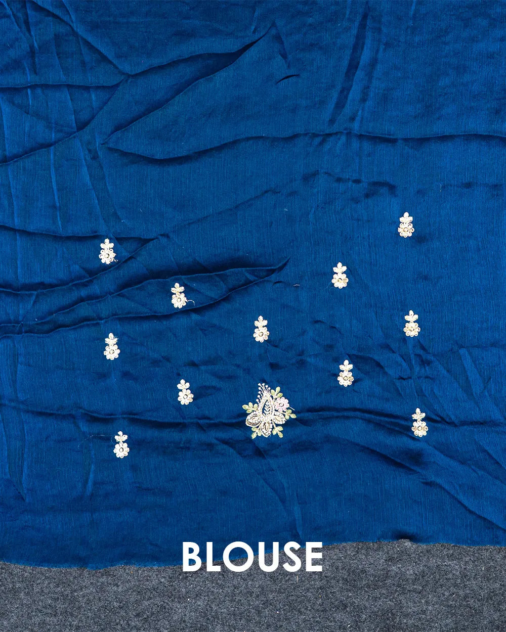 SC5849 - VISCOSE SAREE WITH FANCY EMBROIDERY STONE WORK