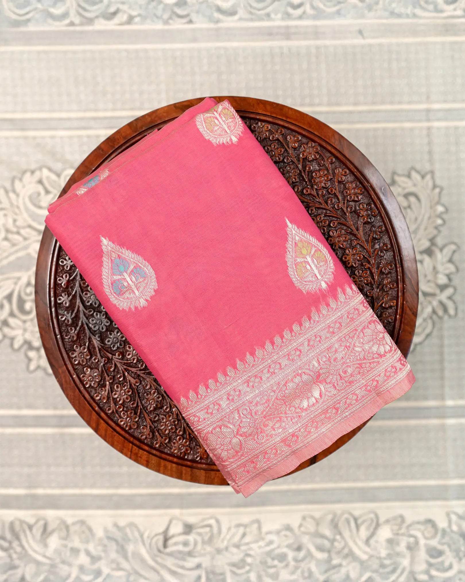 SC3897 - Linen Meena Butta Saree
