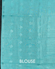 SC4056 - Linen Saree With Silver Butta