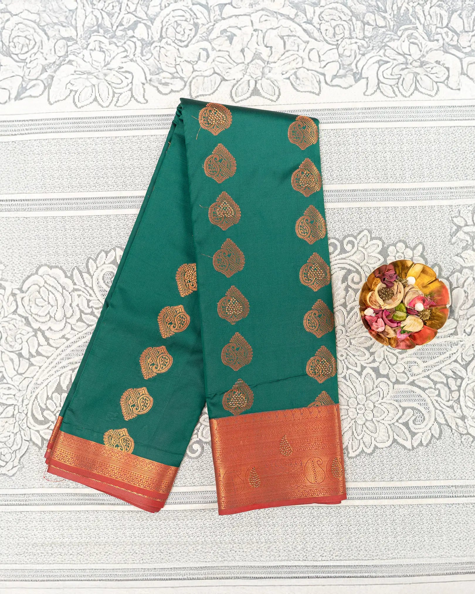 SC2828 - Litchi Silk Saree with Stones
