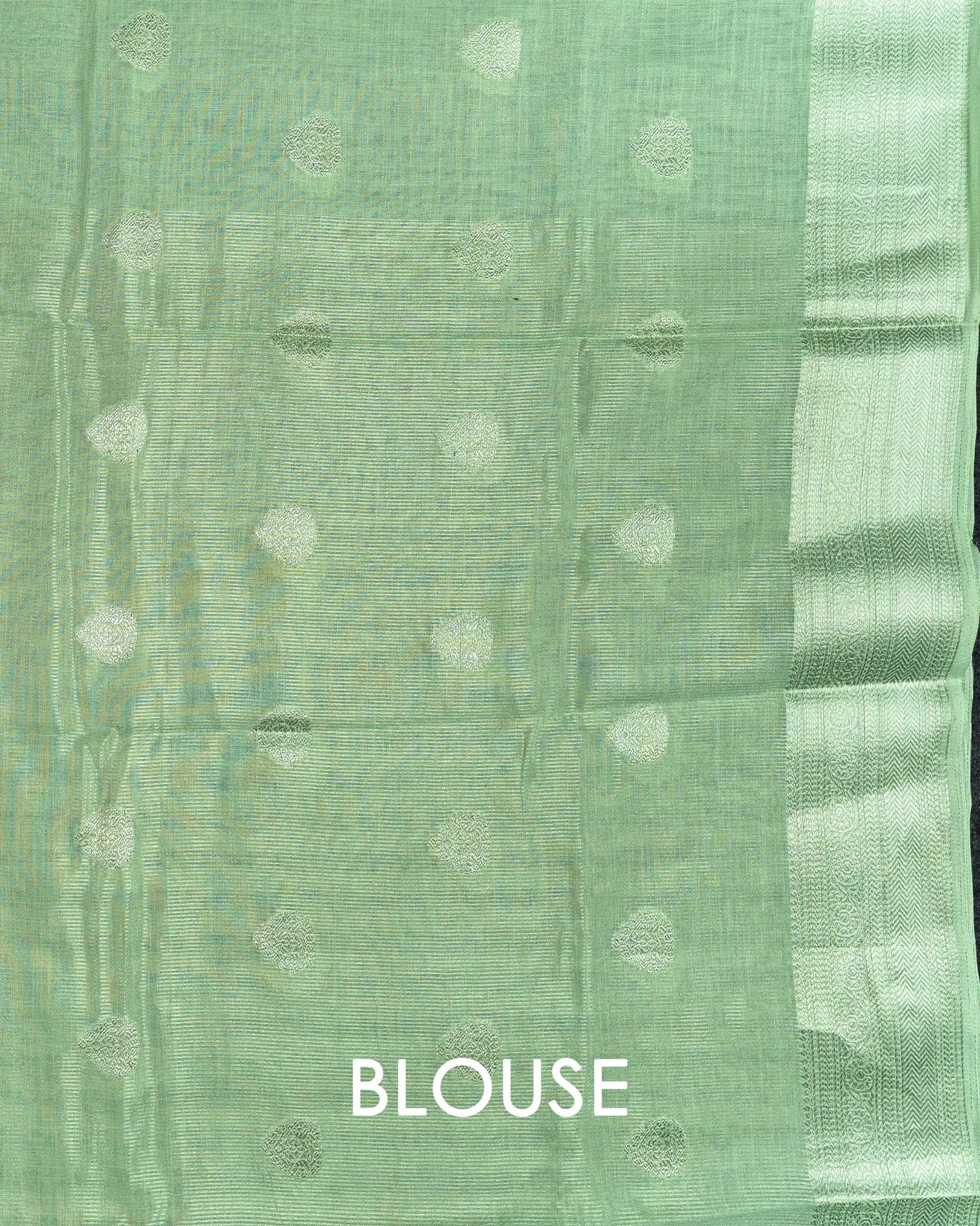 SC4362 - Linen Saree With Silver Butta