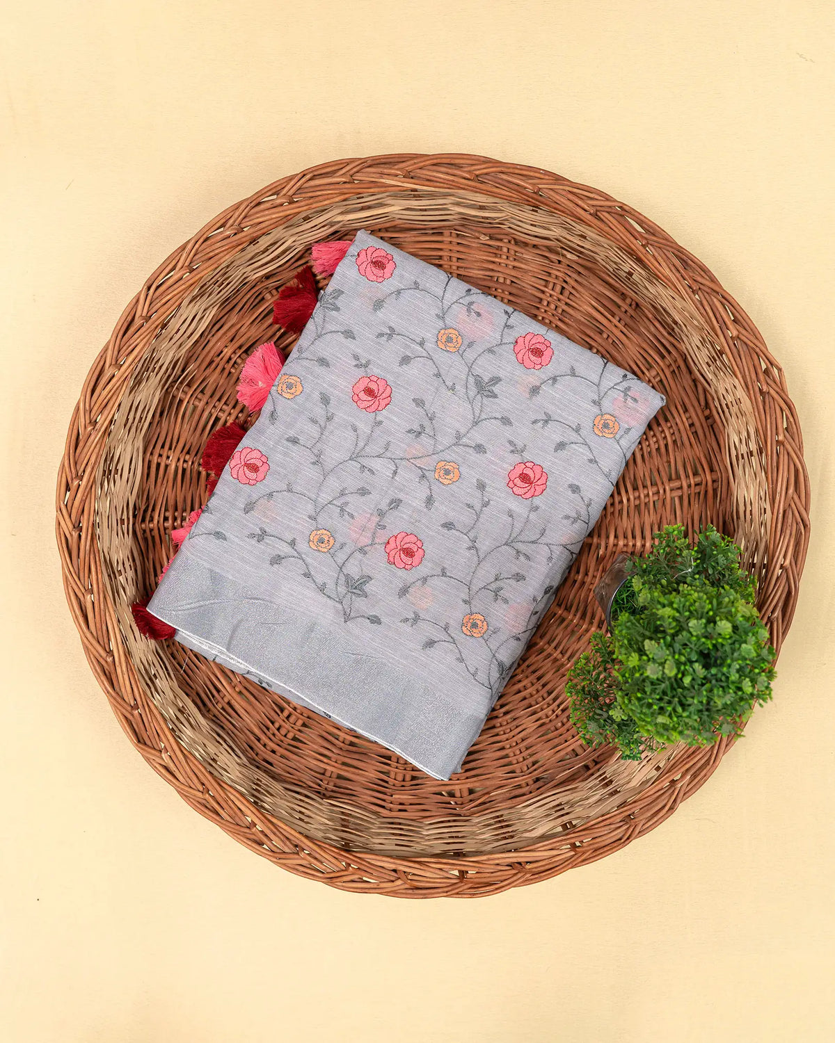 SC3298 - Linen Cotton With Full Body Embroidery