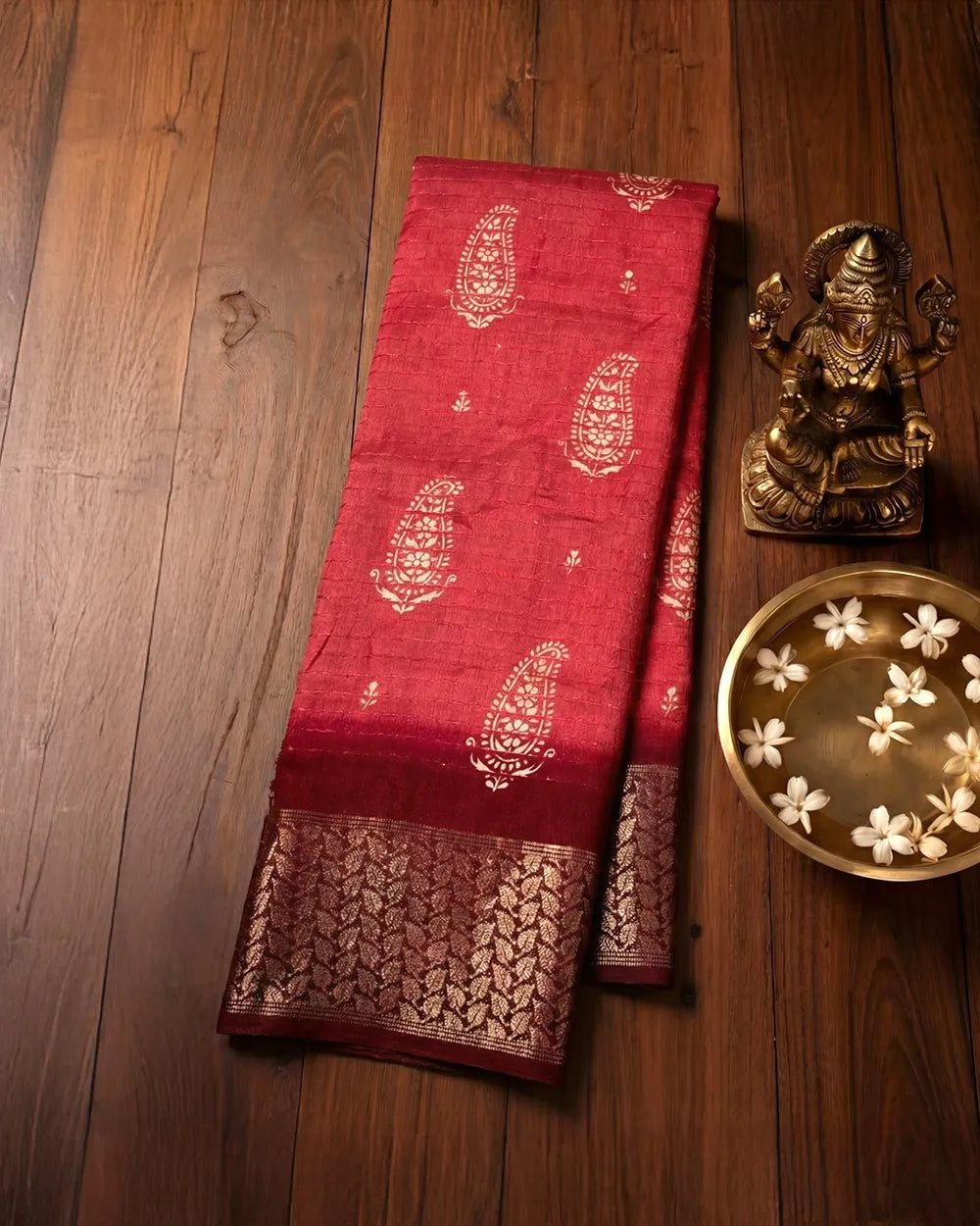 SC5765 - DOLA SILK SAREE WITH DIGITAL PRINT