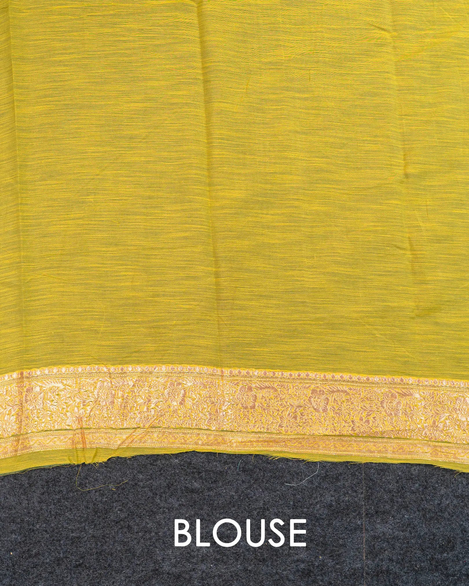 SC3901 - Linen Saree Copper Butta