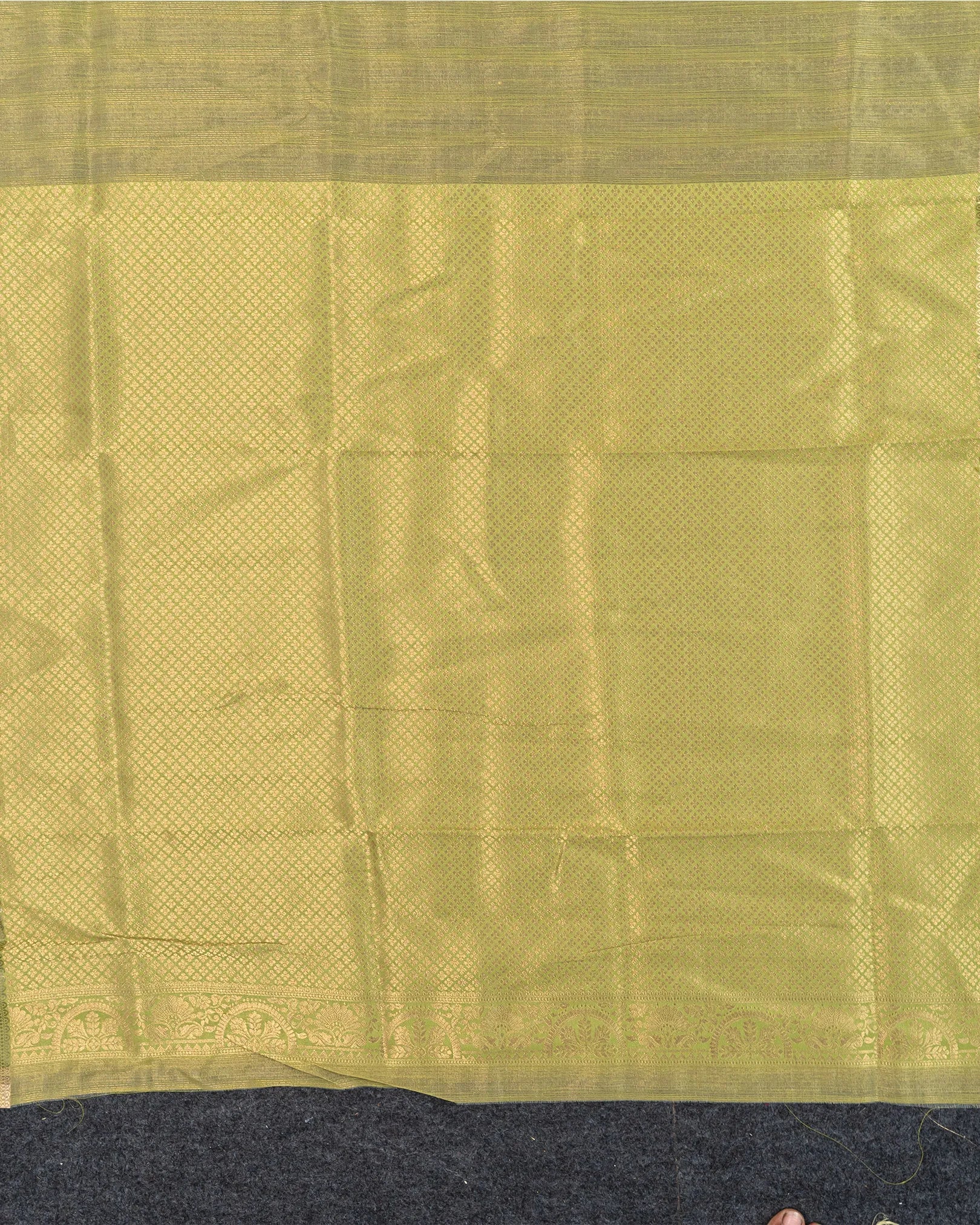 SC3052 - Tissue Plain Saree with Rich Pallu