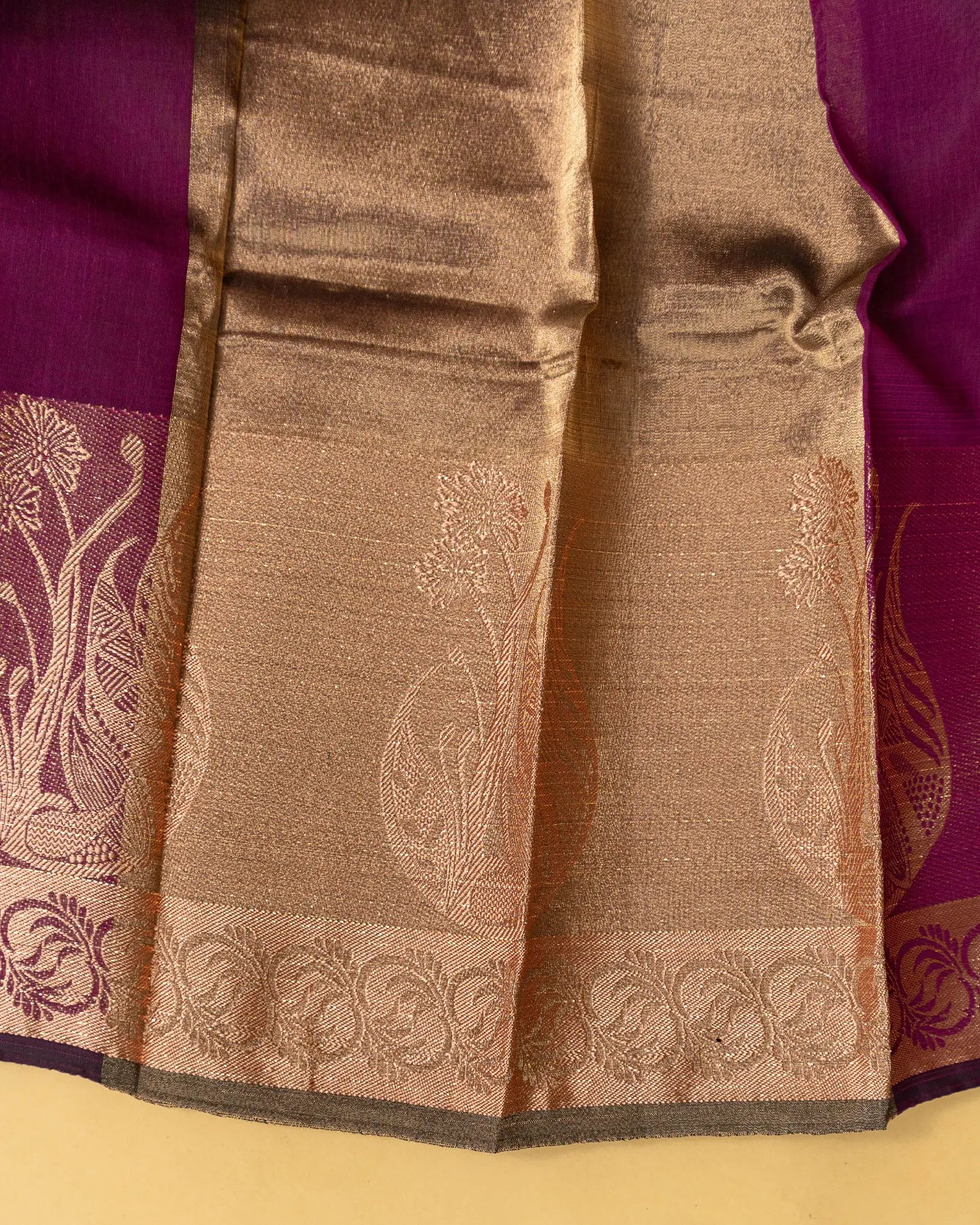 SC3190 - Cotton Saree with Tissue Pallu