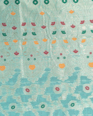 SC3213 - LINEN COTTON WITH MEENA BUTTA