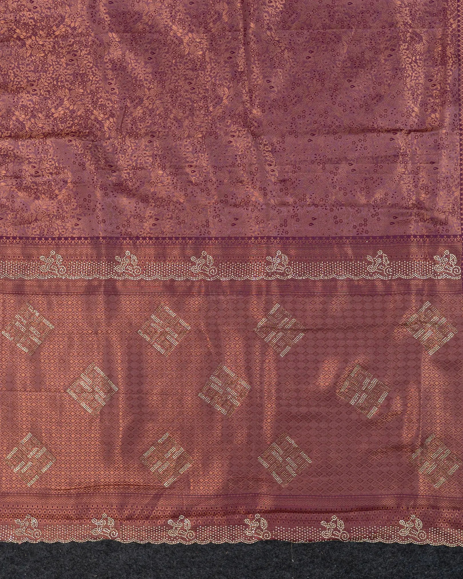 SC3576 - Satin With Heavy Jarkhand Stone