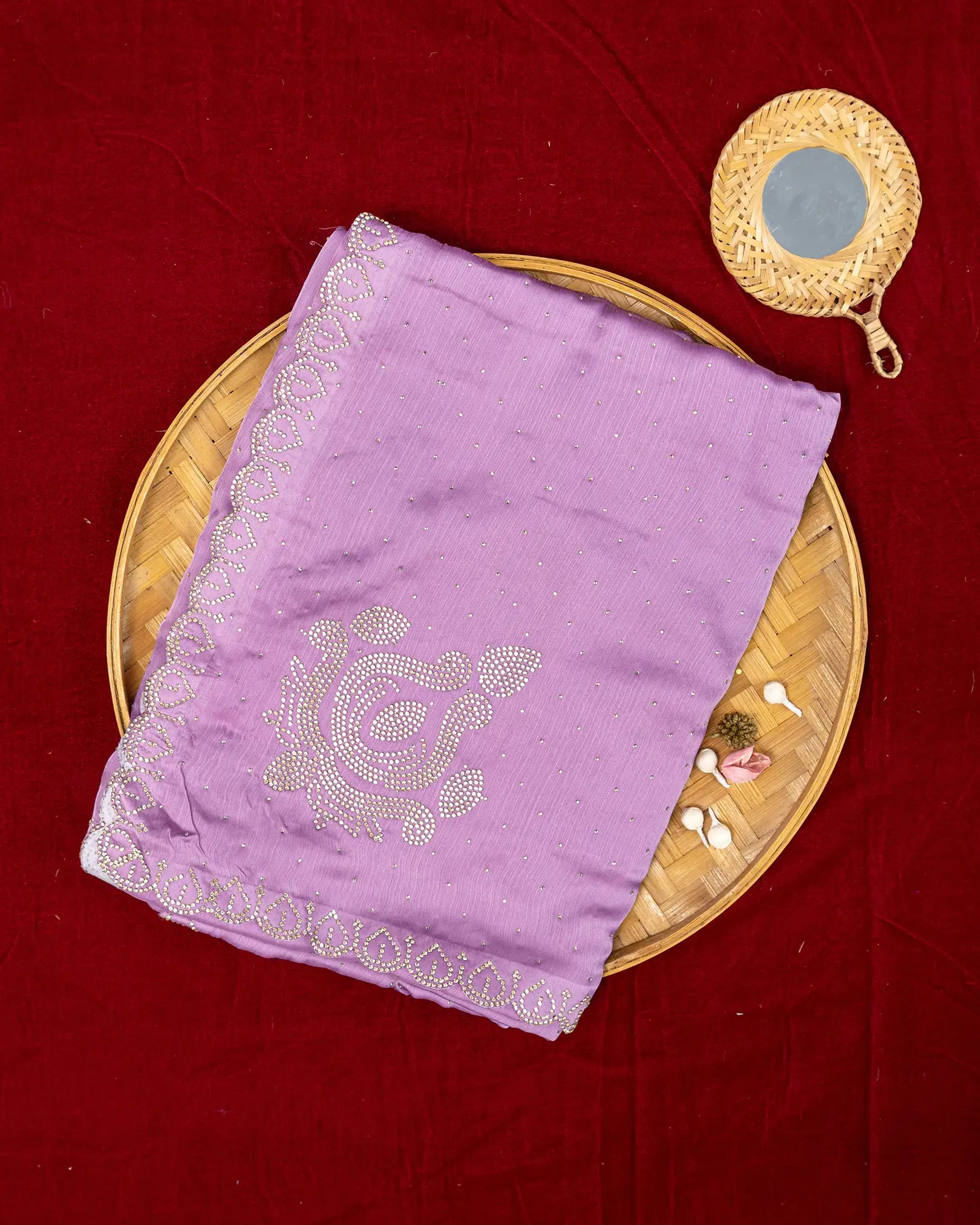 SC3565 - Fendy Saree with Jharkhand Stone