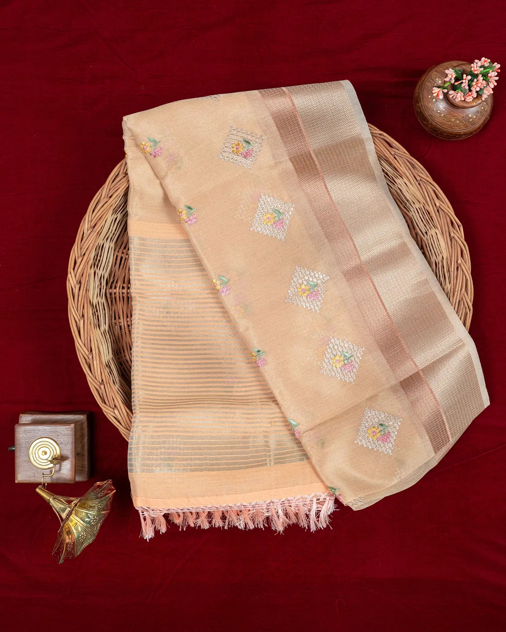 SC3118-Tissue Sequence Saree