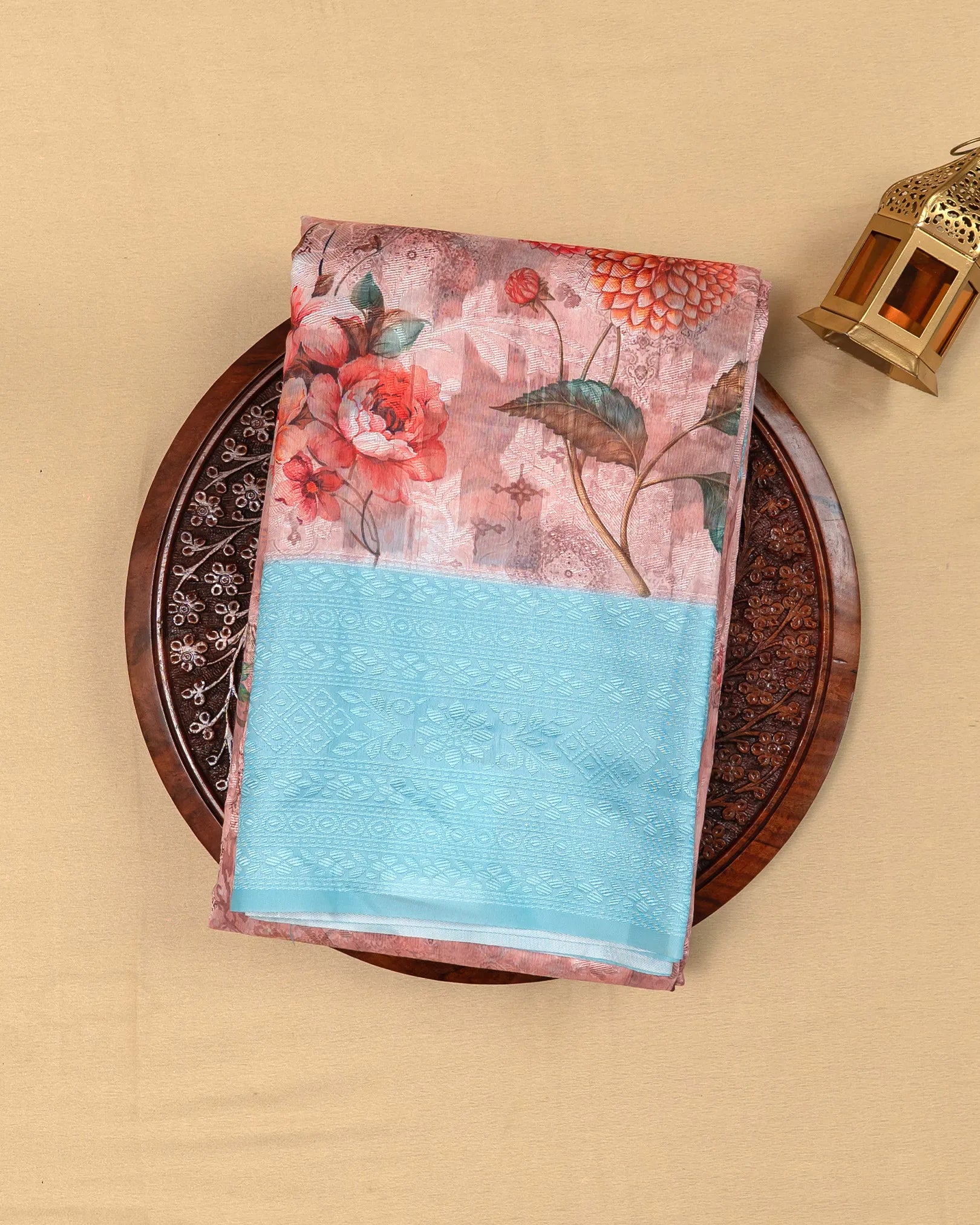 SC3043 - Cotton Brasso Saree With Digital Print