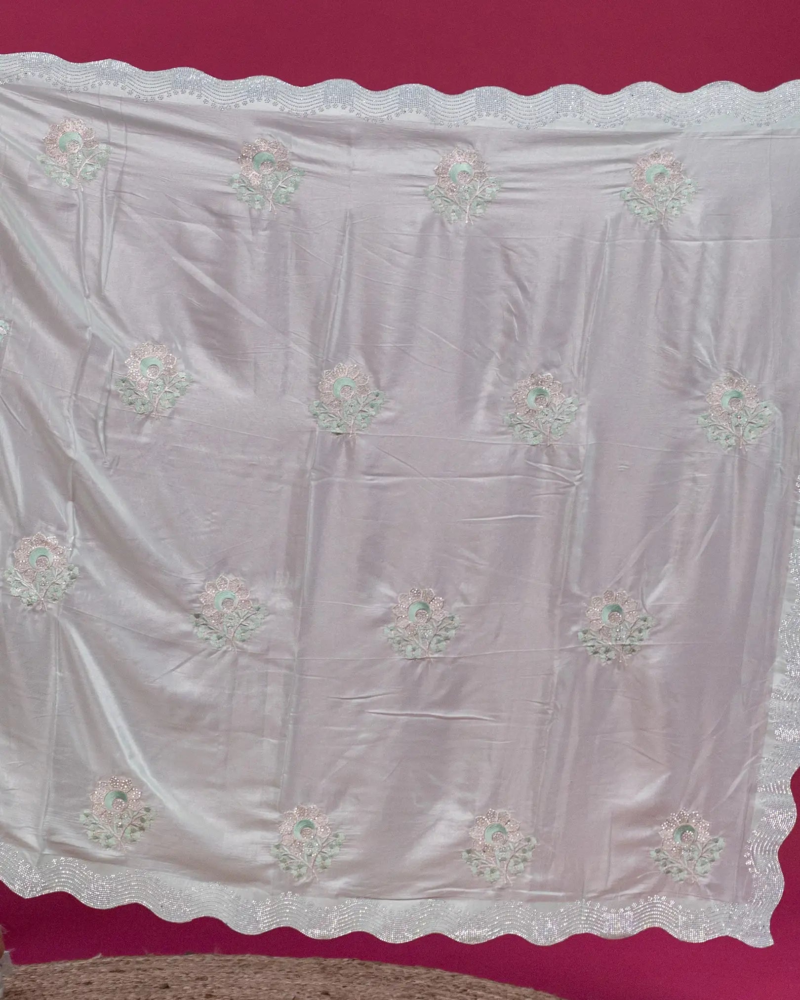 SC3444 - Crepe with Fancy Stone