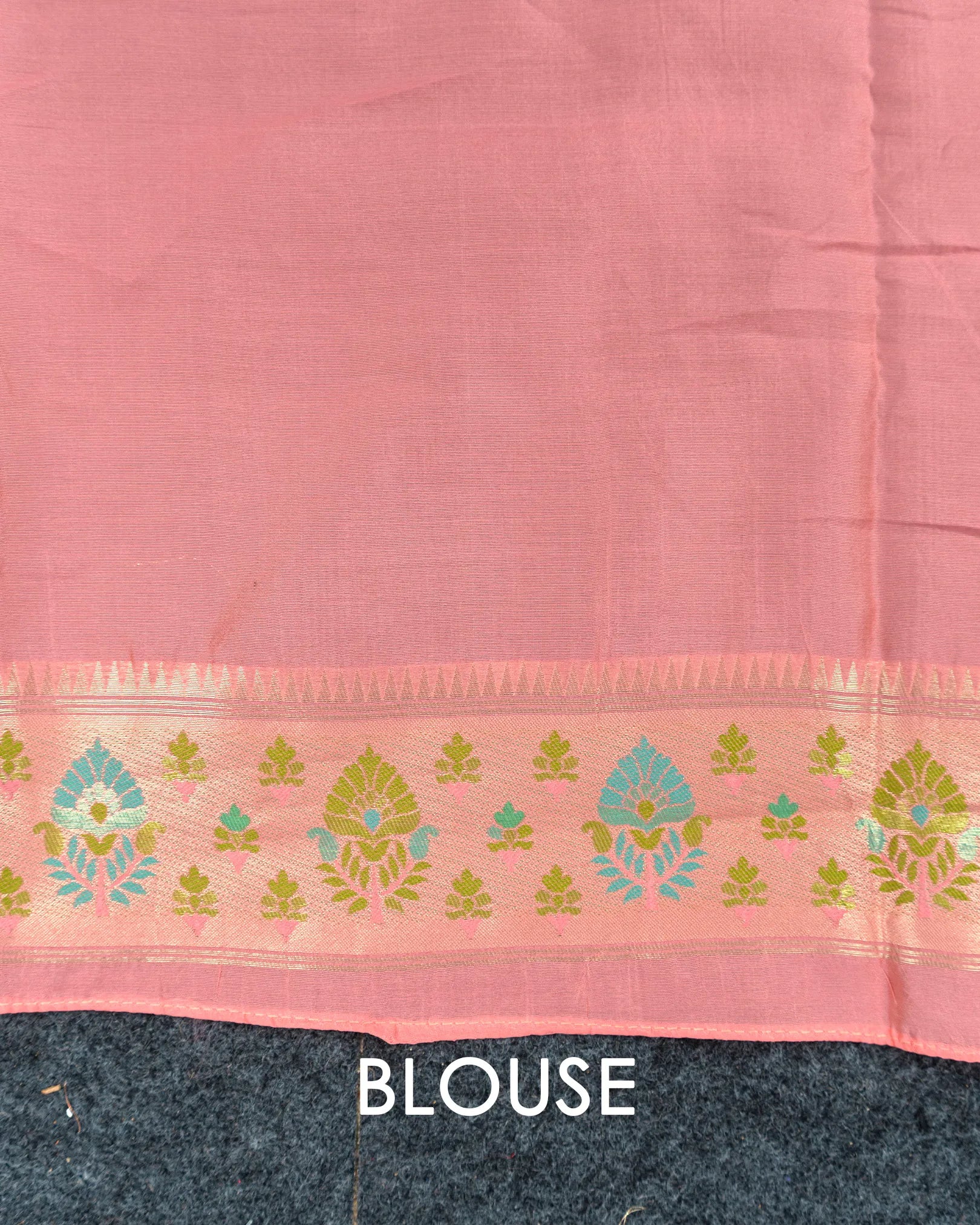 SC3909 - Tissue Saree With Meena Butta