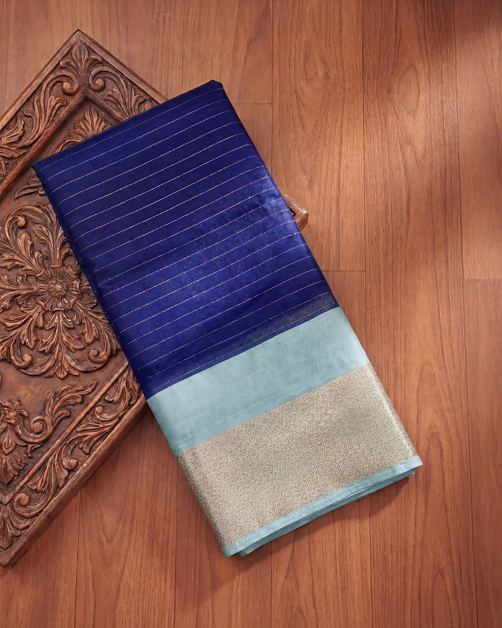 SC5997 - DOLA SILK SAREE WITH ZARI LINES