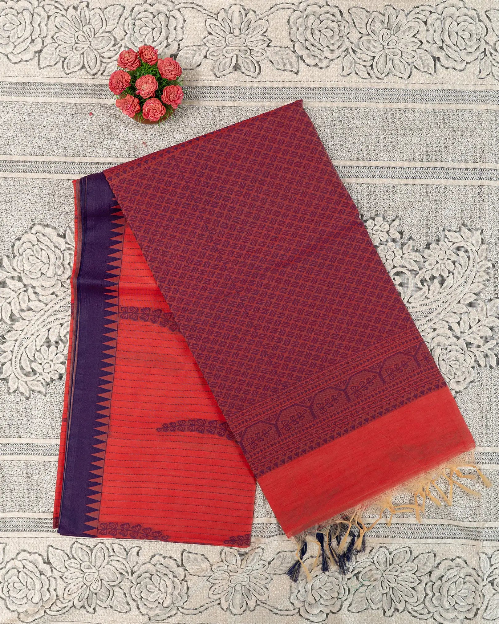 SC3939 - Fancy Cotton With Thread Work