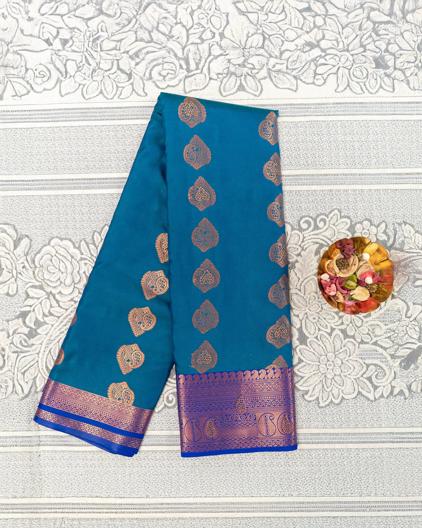 SC2828 - Litchi Silk Saree with Stones