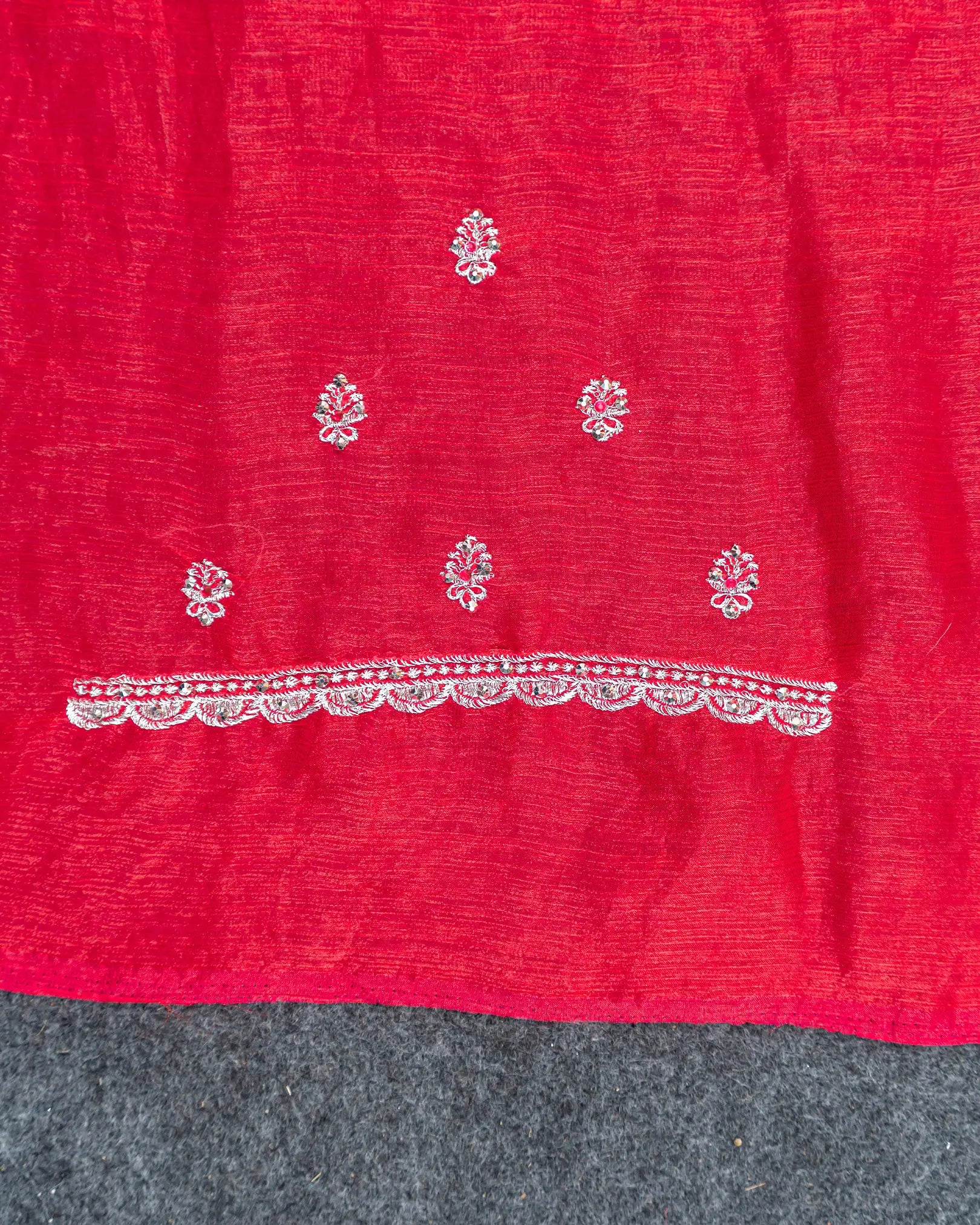 SC2997 - Georgette saree with hand work stone
