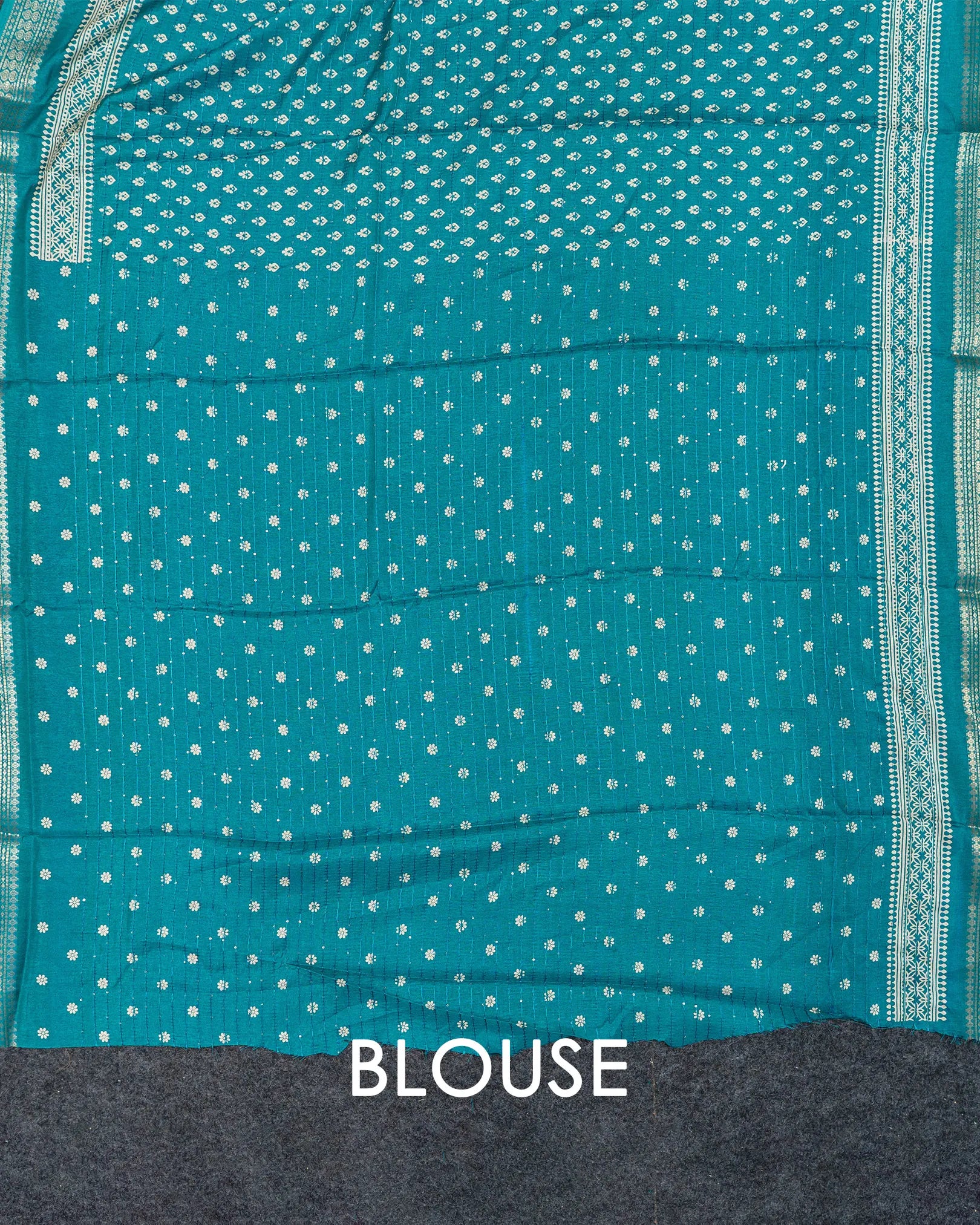 SC3973 - Dola Sequence Embroidery With Bandhini Print