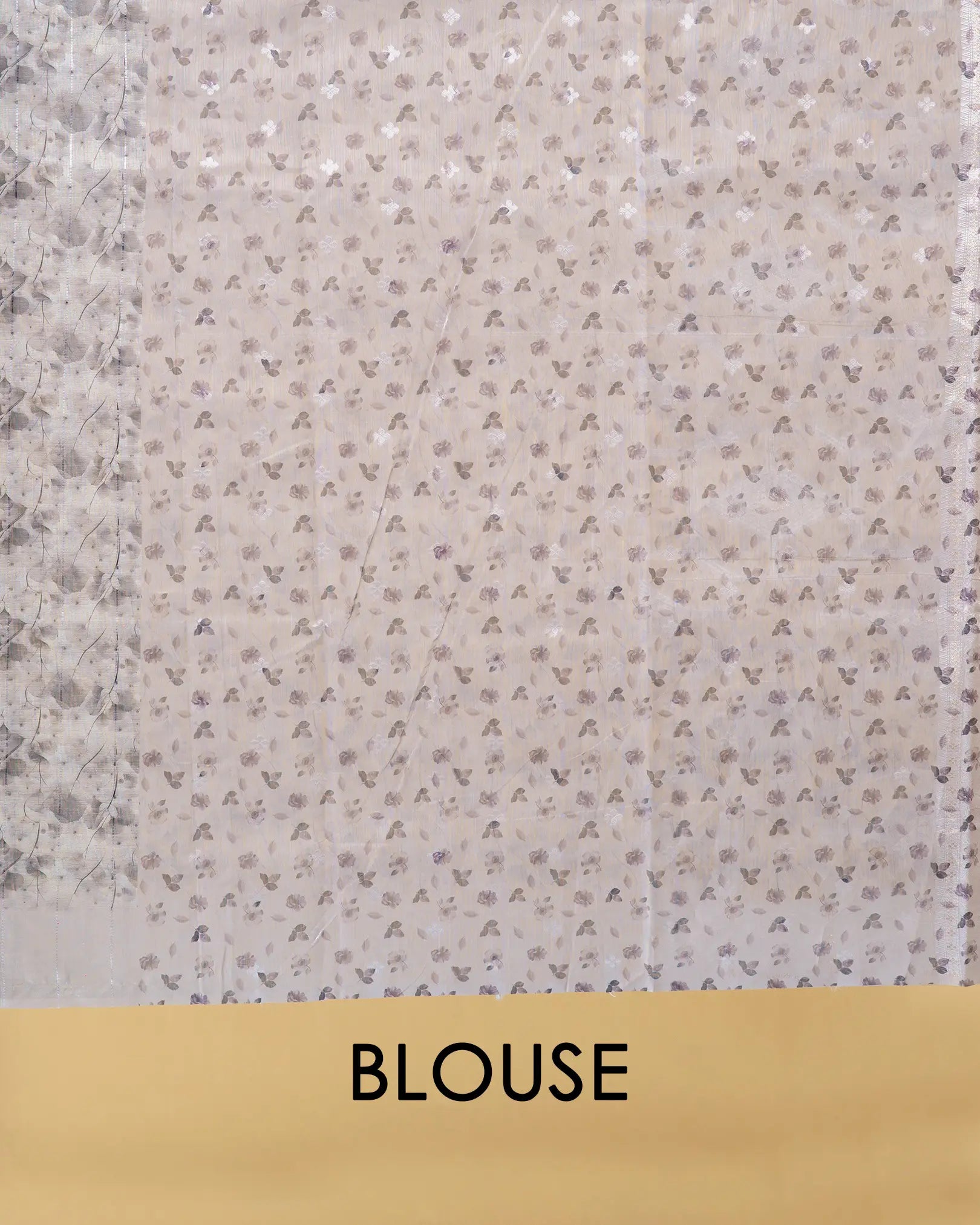 Fancy Digital Print Saree with Jacquard Work & Neen Zari Border
