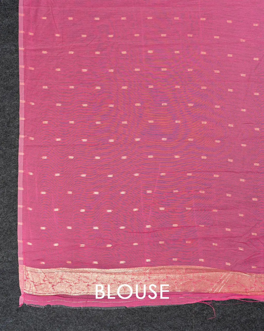 SC5285 - Tussar Cotton Saree With Copper Stone All Over Body