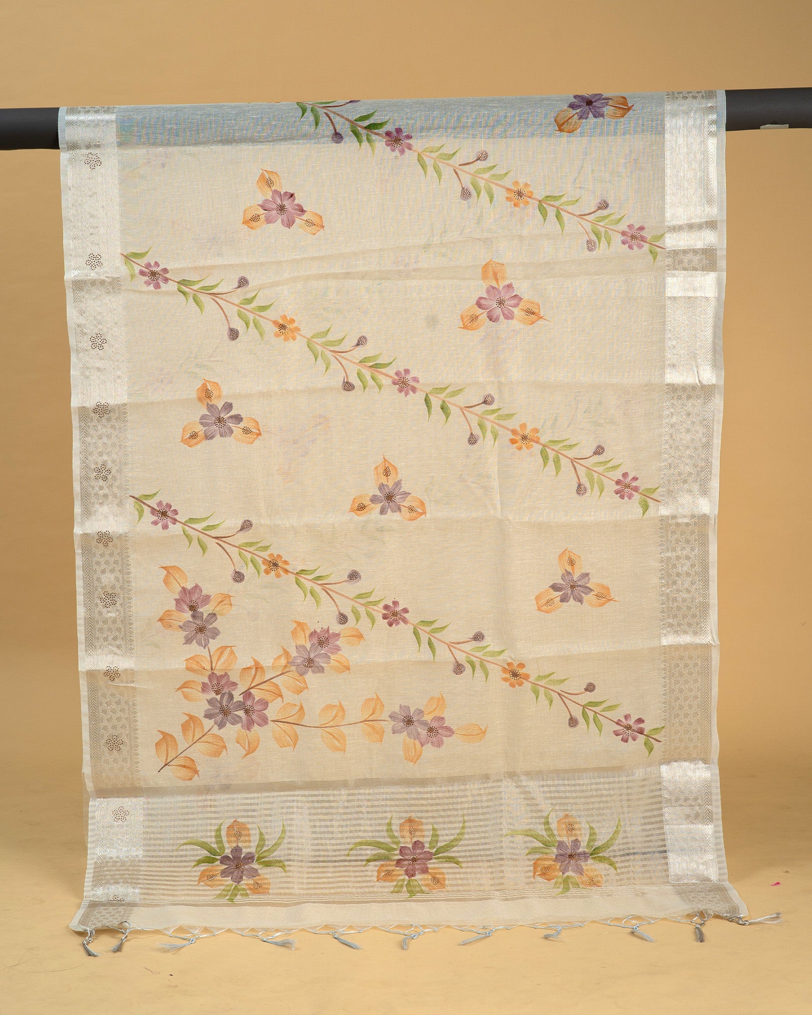 Printed Linen Tissue with Stone