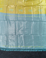 SC4127 - Tissue Silver Zari Meena Butta