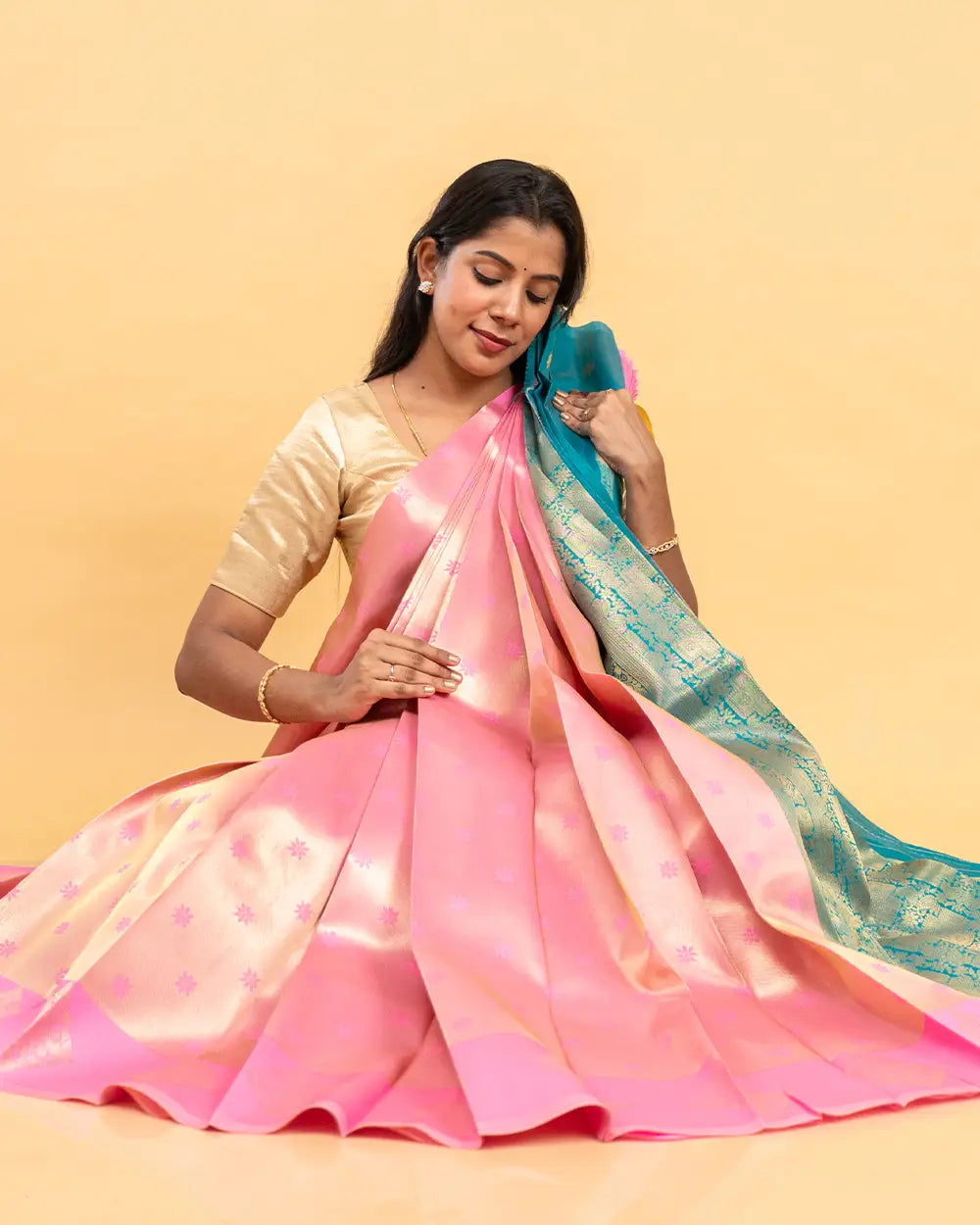 SC7400(2) - TISSUE SAREE
