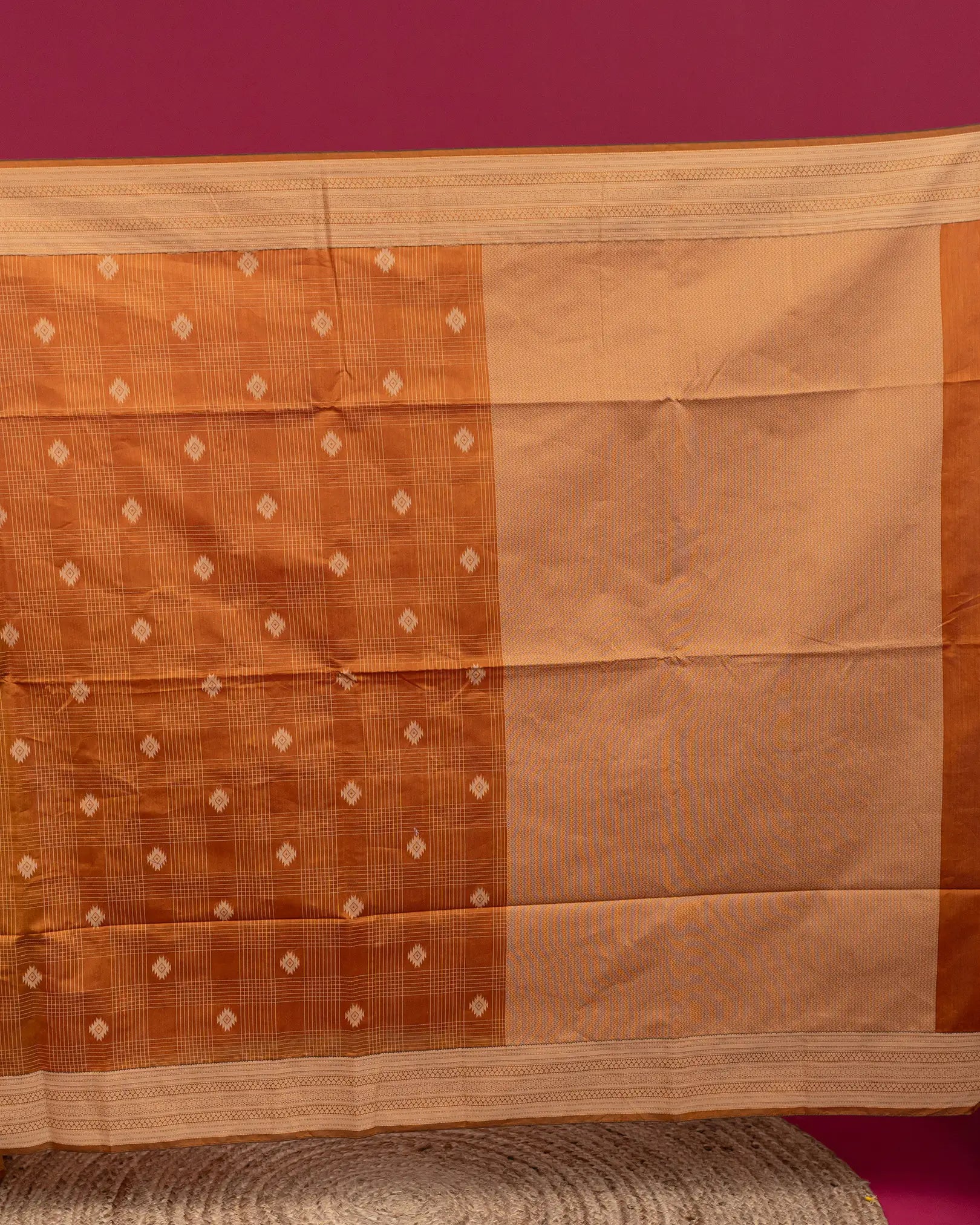 SC3941 - Silk Cotton With Thread Work