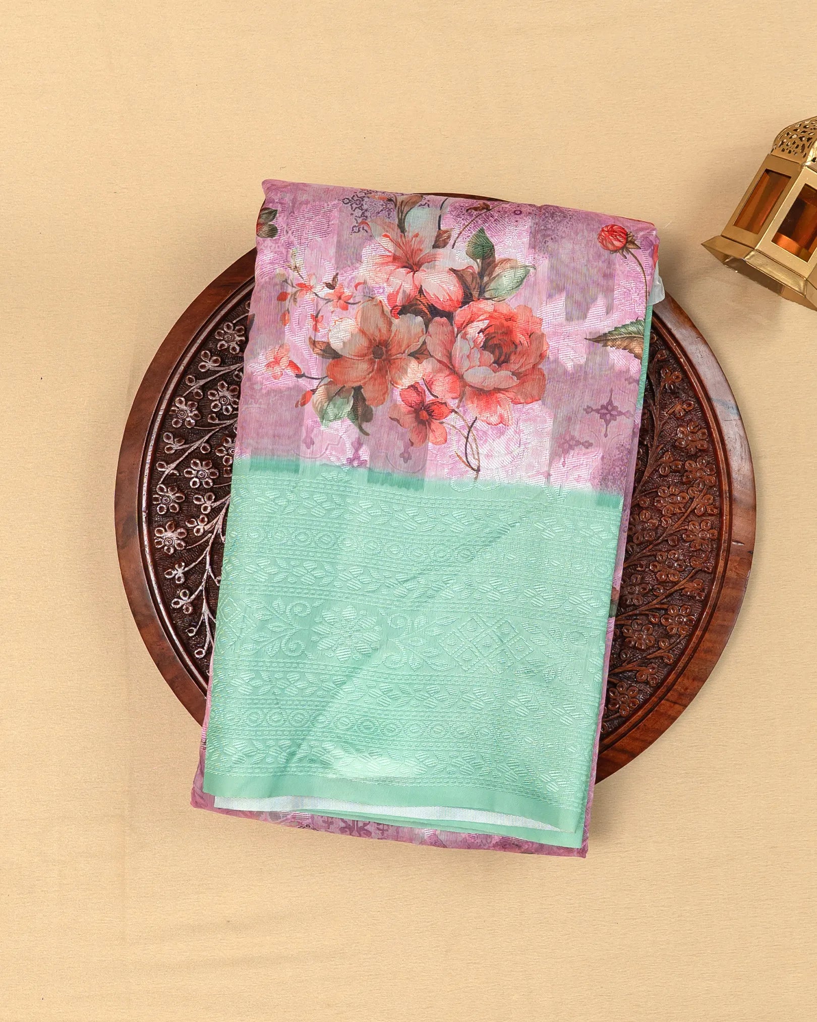 SC3043 - Cotton Brasso Saree With Digital Print