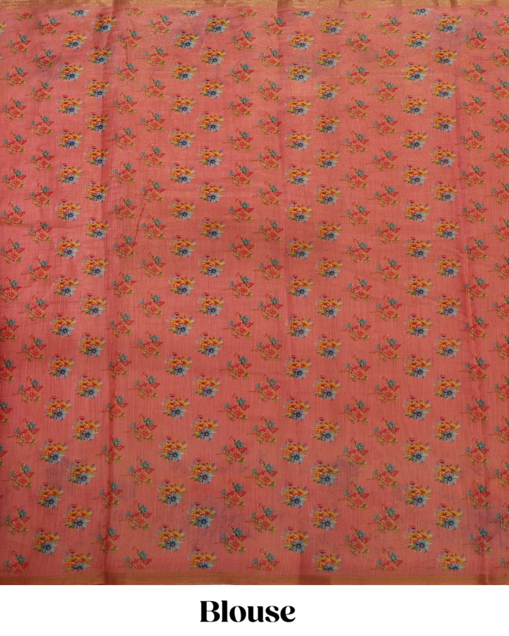 Tissue Embroidery Saree