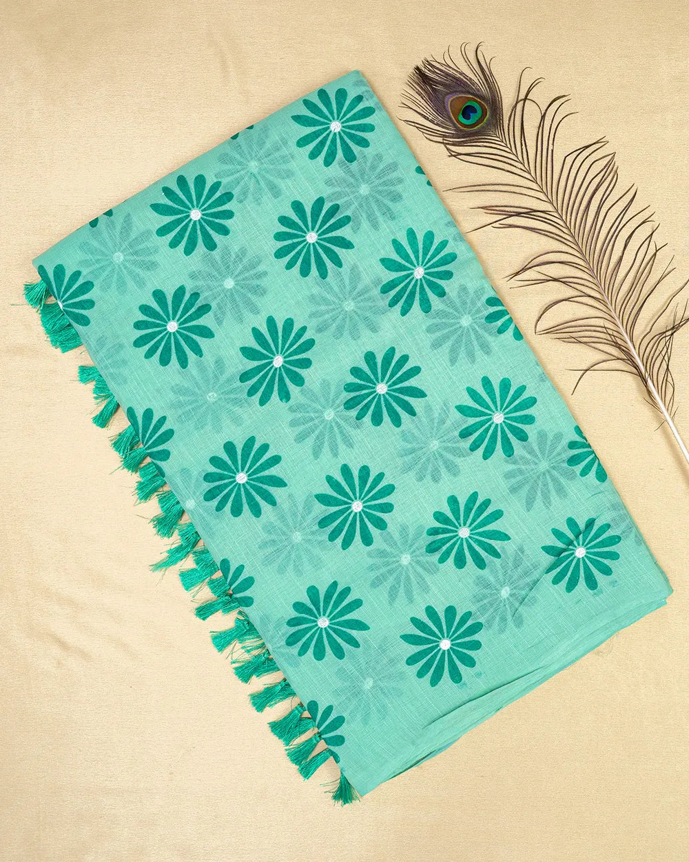 SC6288 - LINEN COTTON SAREE